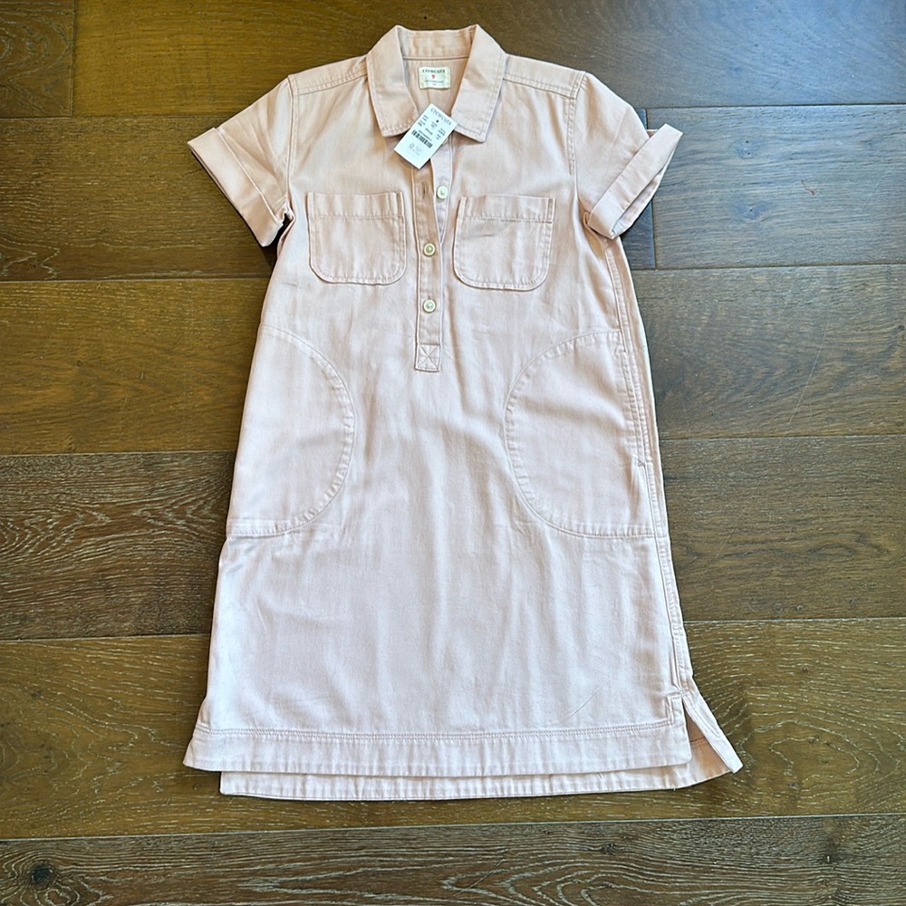 Crewcuts girls utility dress size 10 NWT